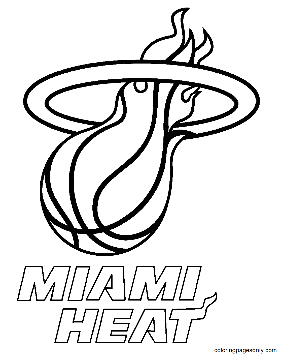 Logo des Heat de Miami de la NBA