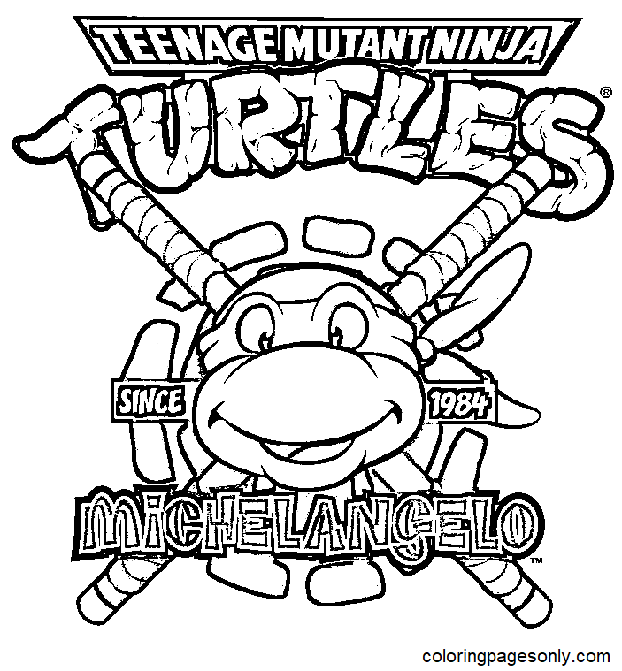 Michelangelo Teenage Mutant Ninja Turtles van Ninja Turtles