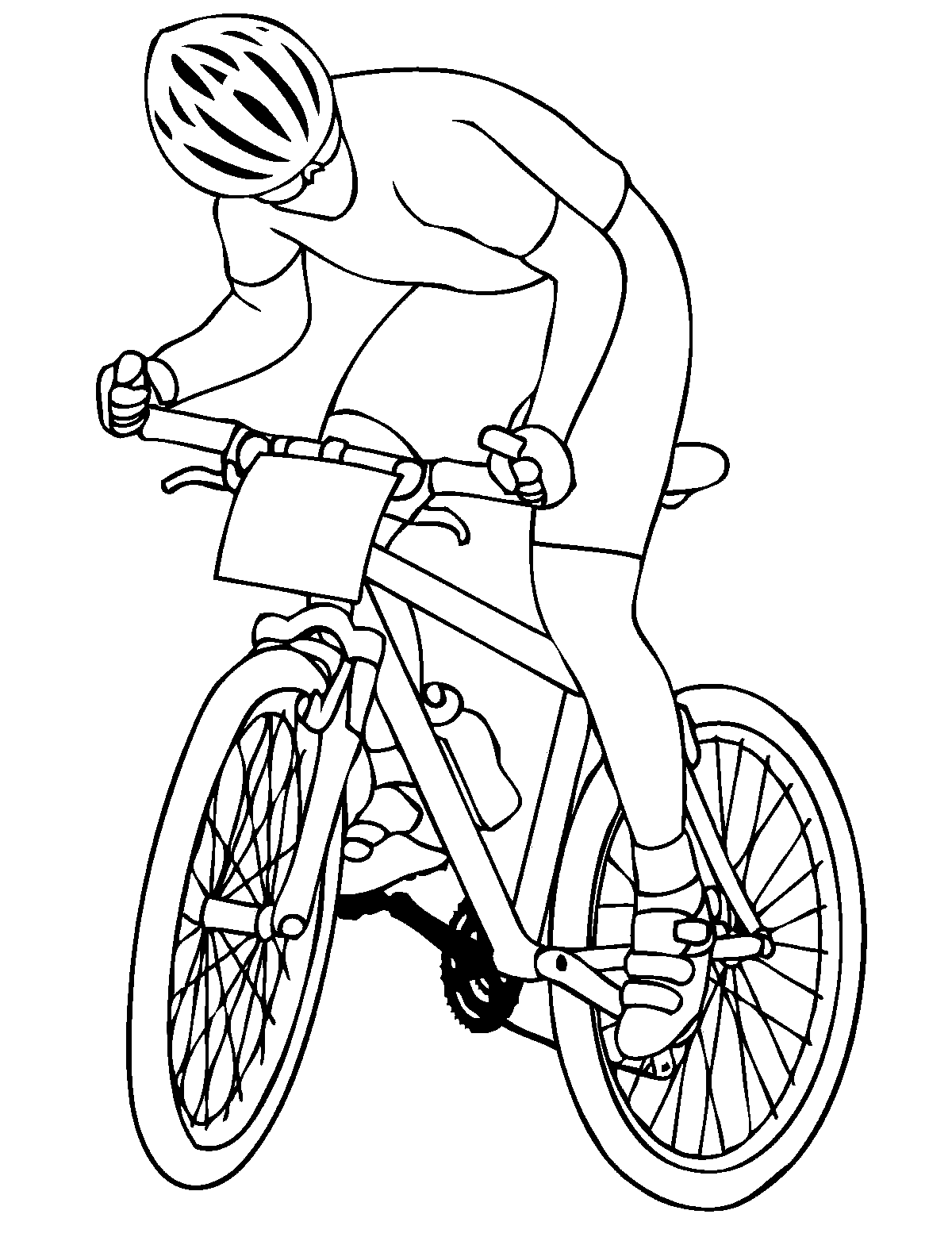 راكب الدراجة النارية الجبلية من ركوب الدراجات