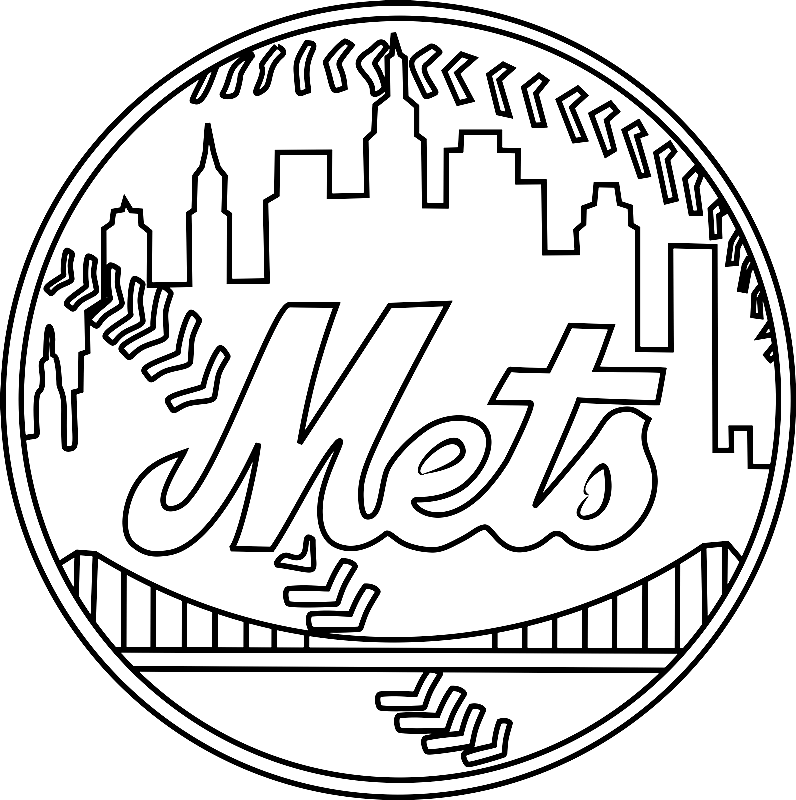 Логотип New York Mets из MLB