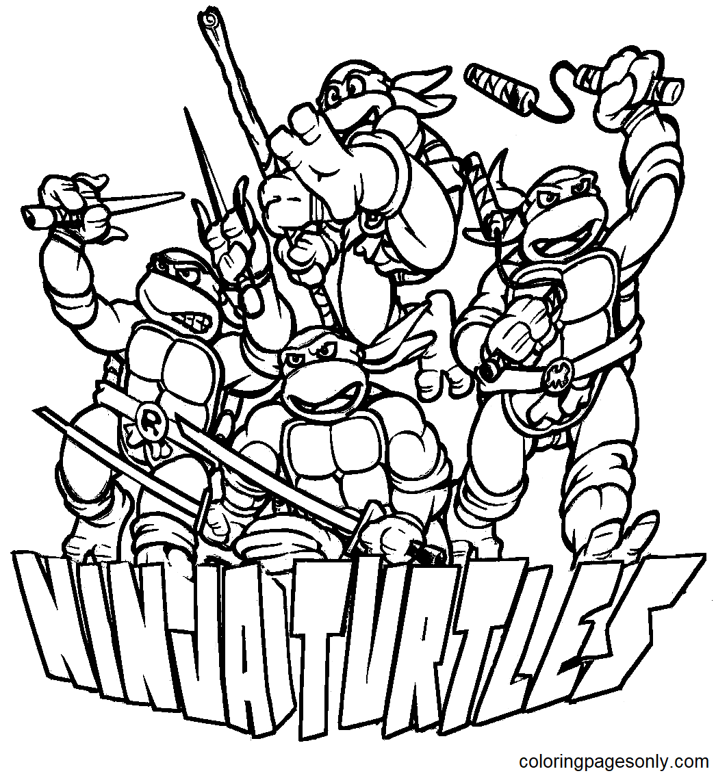 Superhéroes de las Tortugas Ninja de las Tortugas Ninja