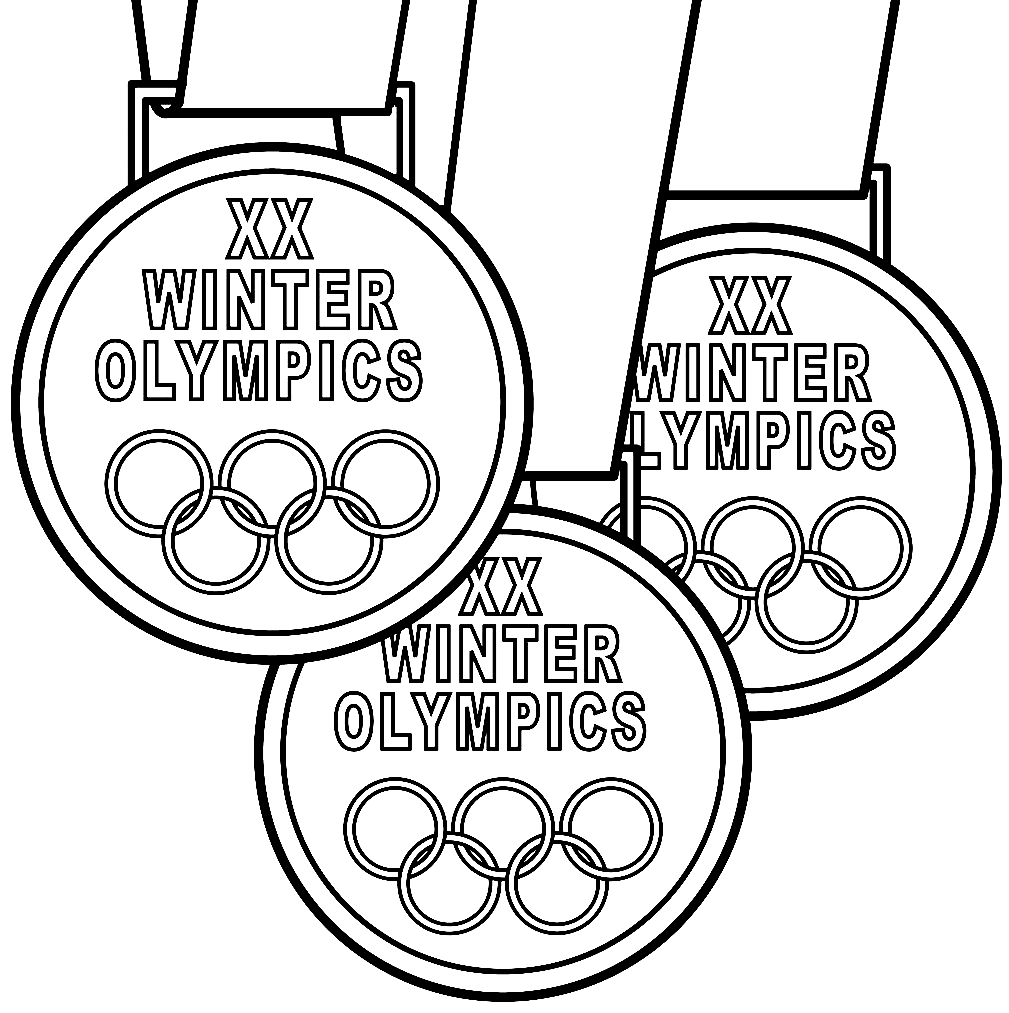 Olympische Medaille von Olympic