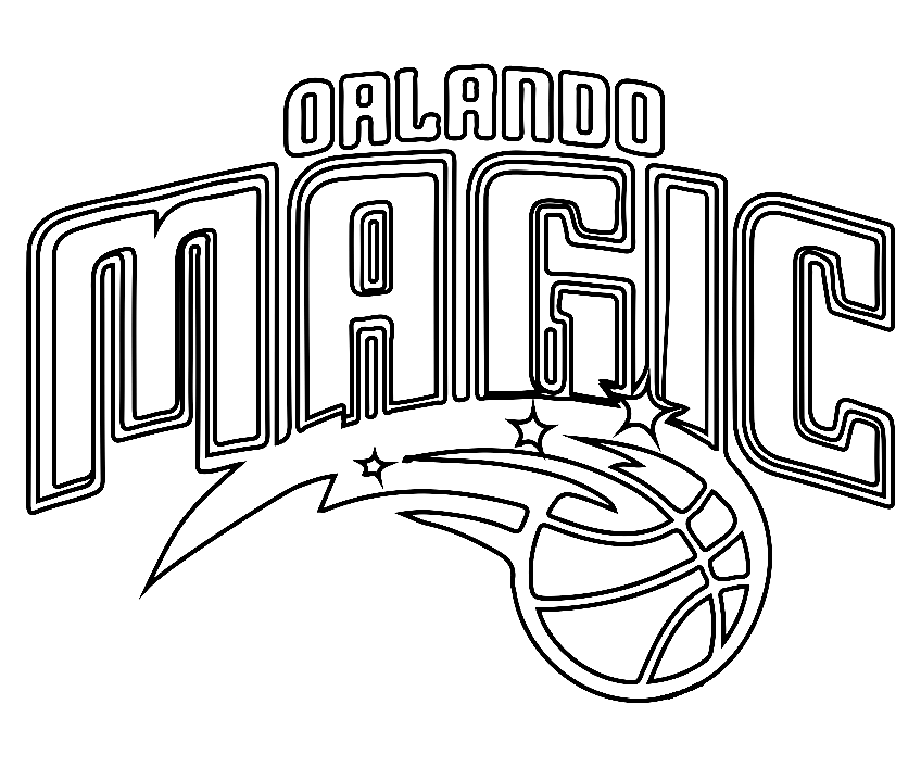 Orlando Magic Coloring Page