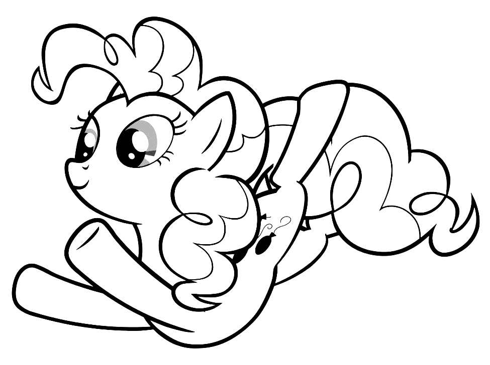 Pinkie Pie Pictures Coloring Pages