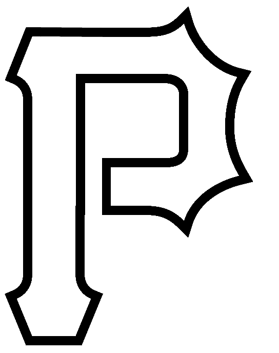 Раскраска Логотип Питтсбург Пайрэтс