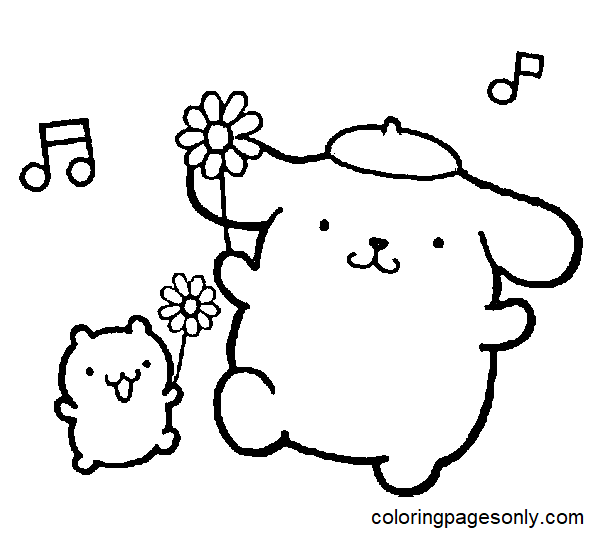 Pompompurin Sanrio Coloring Pages Pompompurin Coloring Pages Pompompurin Sanrio Coloring Pages Pompompurin Coloring Pages