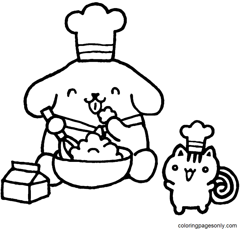 Pompompurin Coloring Pages Coloring Pages For Kids And Adults Pompompurin Coloring Pages Coloring Pages For Kids And Adults