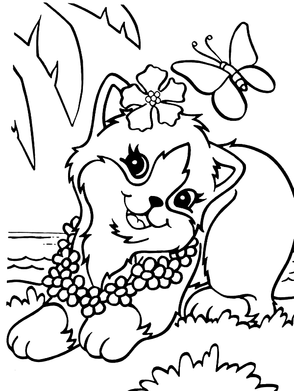 Pretty Pet Coloring Pages