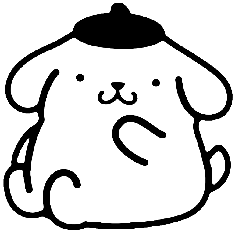 Printaable Pompompurin Coloring Page