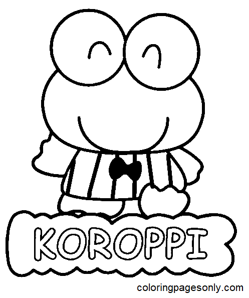 92 Free Printable Keroppi Coloring Pages