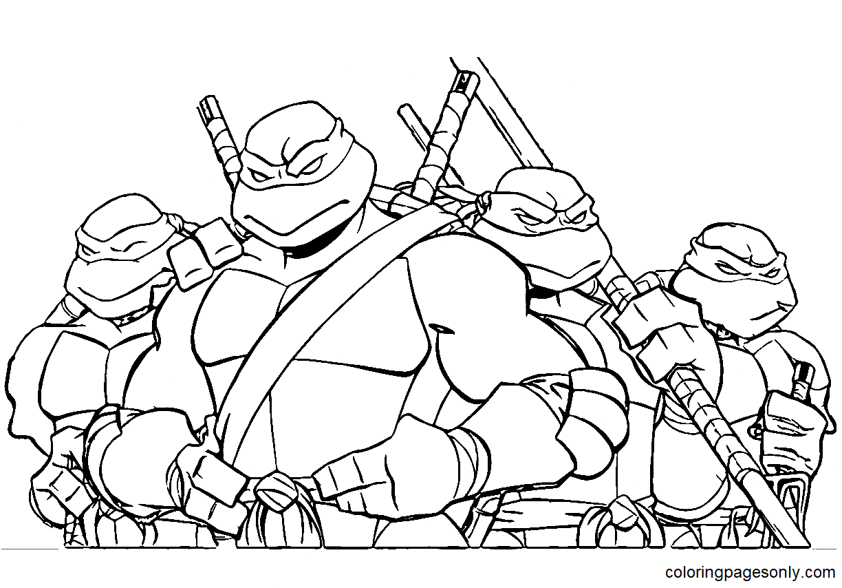 Druckbare Ninja Turtles von Ninja Turtles
