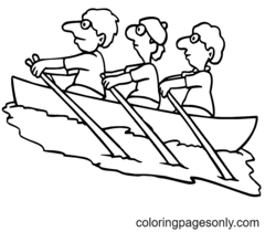 Rowing coloring pages Coloring Pages