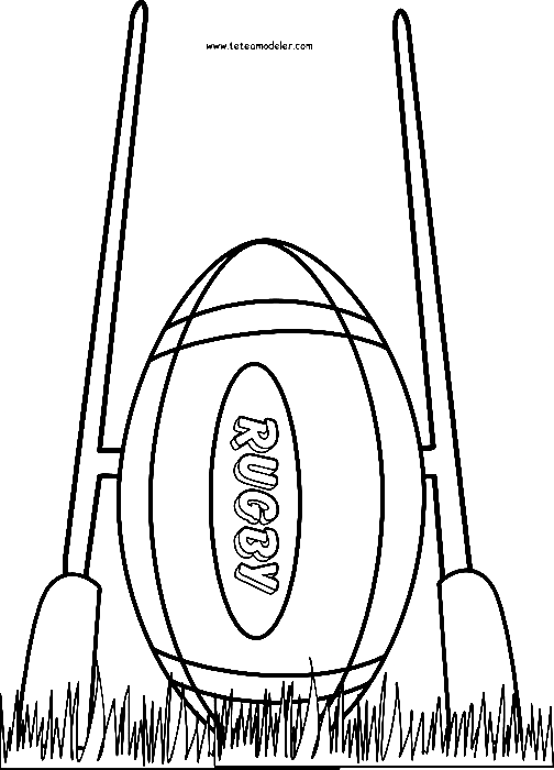 Rugby Ball Printable Coloring Pages Rugby Coloring Pages Coloring 