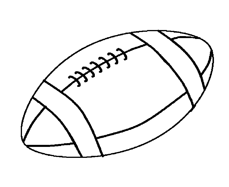 Rugby Football Coloring Pages
