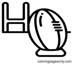 Rugby Coloring Pages