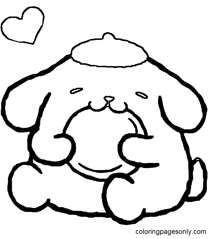 Purin Coloring Pages Sanrio Purin Coloring Pages Sanrio