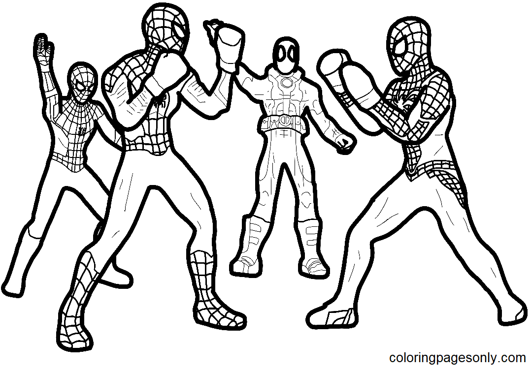 Боксеры Человека-паука из бокса