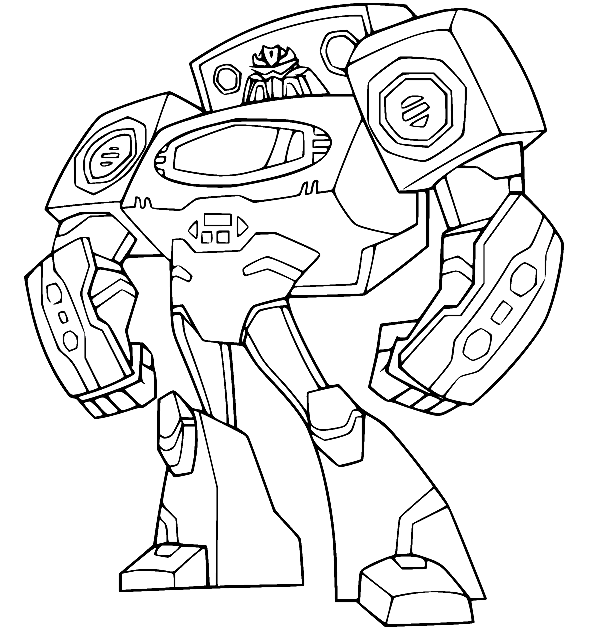 Hotshot from Transformers Rescue Bots Academy Coloring Page - Free ...