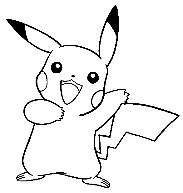 Pikachu super fofo de Pikachu
