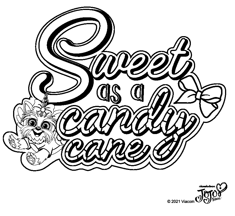 Sweet Bow Bow Coloring Pages