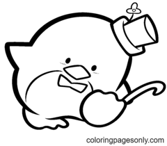 Tuxedo Sam Coloring Pages