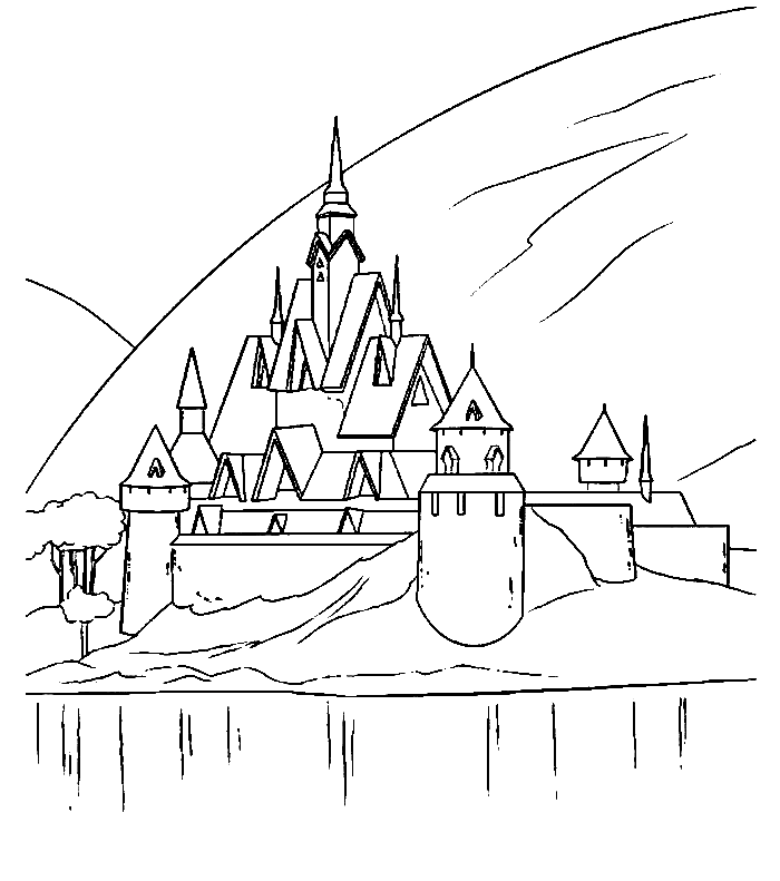 A Beautiful Castle In Arendelle from Castle