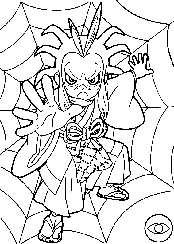 Arachnia Coloring Pages
