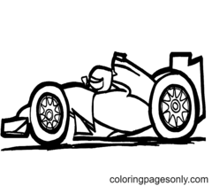 Autosport Coloring Pages