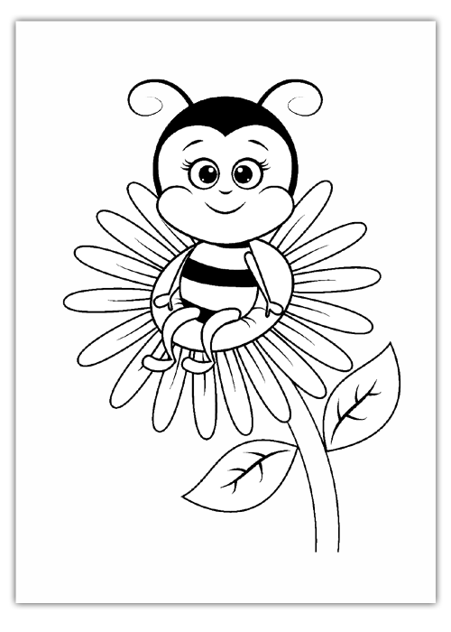 蜜蜂坐花