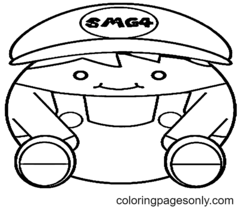 Coloriage Beeg SMG4