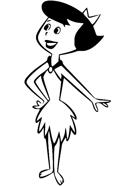 Betty Rubble van Flintstones