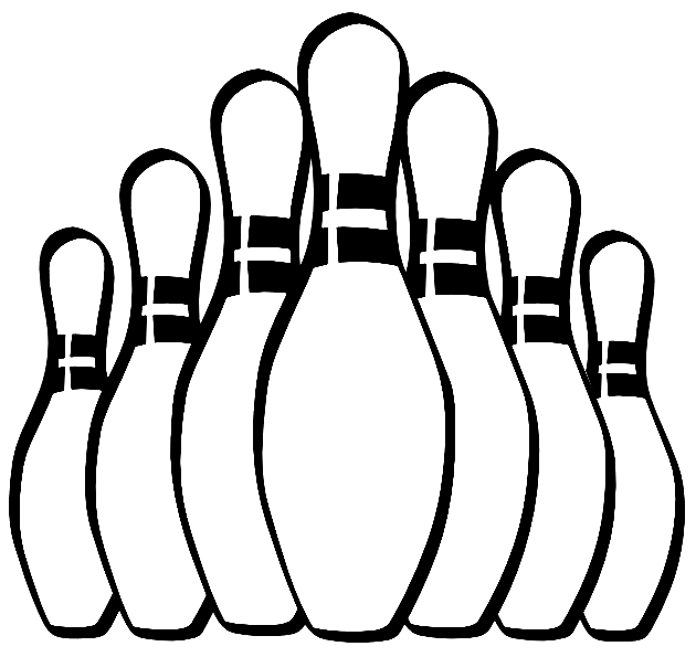Bowling Pins Coloring Pages