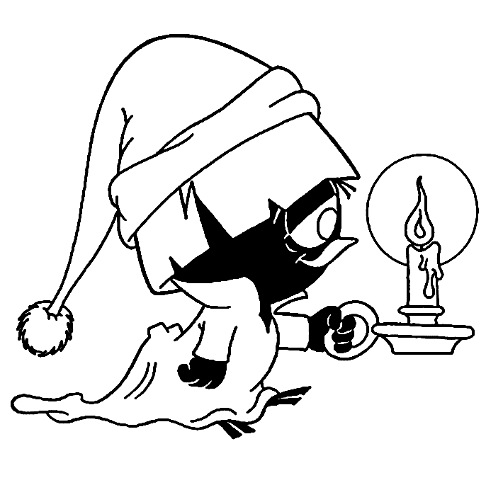 Calimero Christmas Coloring Pages