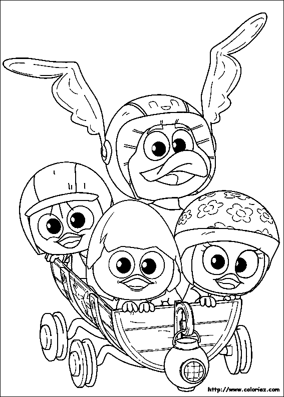 Calimero with Friends Coloring Page