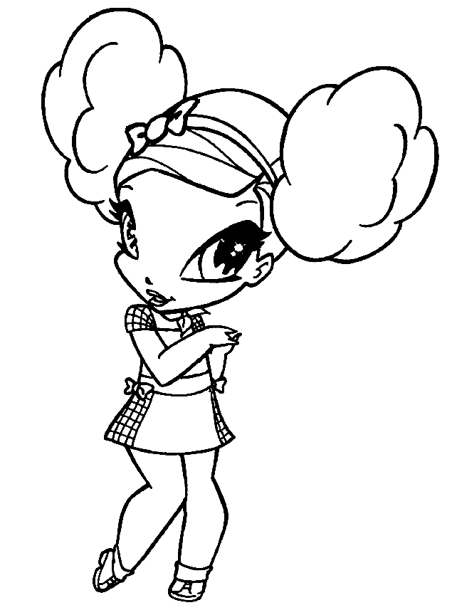 Caramel from Pop Pixie Coloring Page