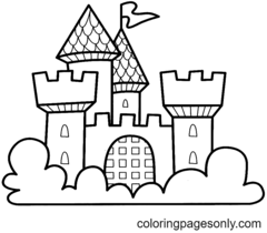 Castle Coloring Pages