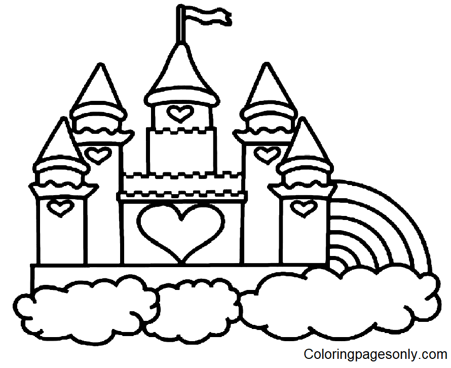 Castle Coloring Pages P ginas Para Colorear Para Ni os Y Adultos