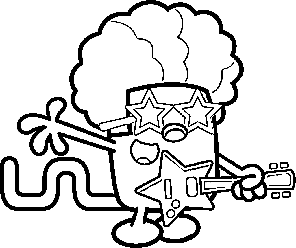 Cool Wubbzy Coloring Pages
