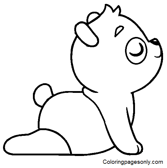 Cute Panda Doing Yoga Coloring Pages