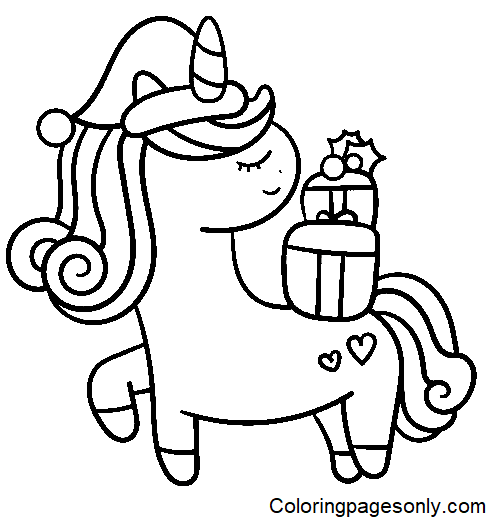 Cute Christmas Coloring Pages - Free Printable Coloring Pages
