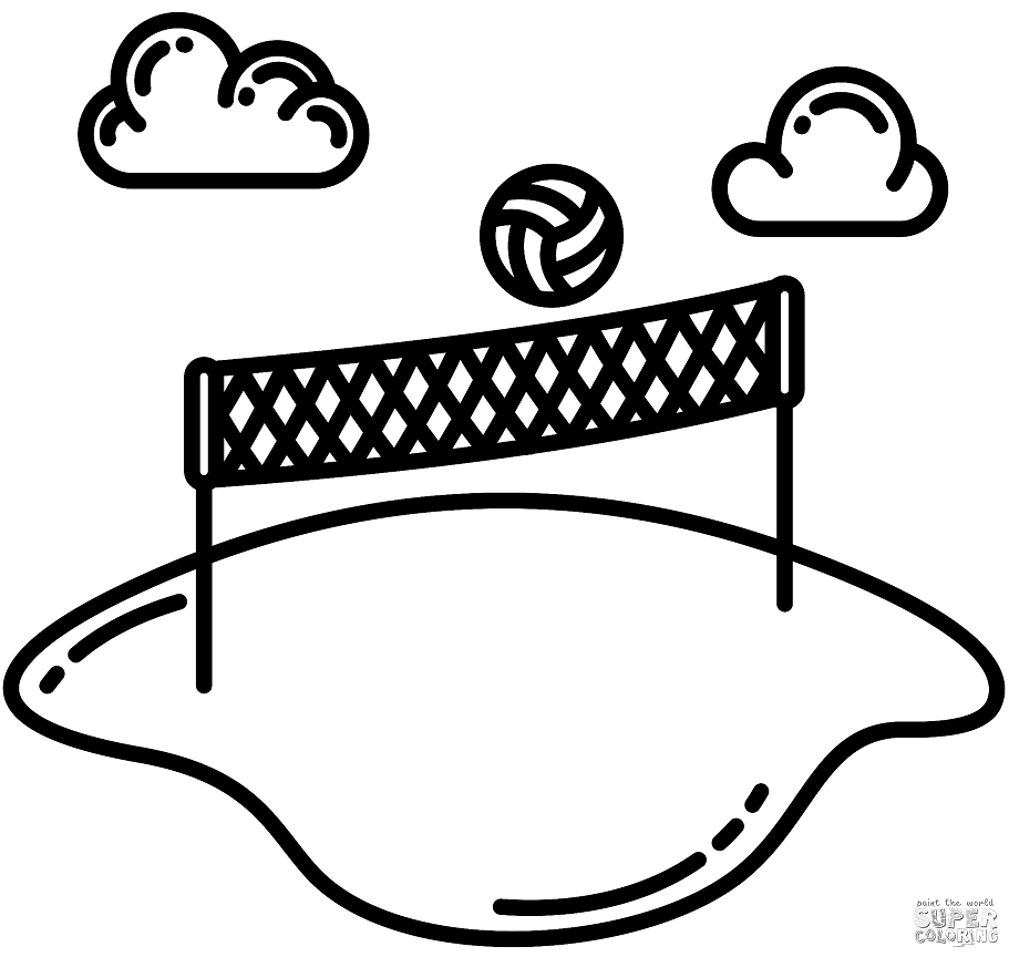Volleyball Dimensions & Drawings | Dimensions.com