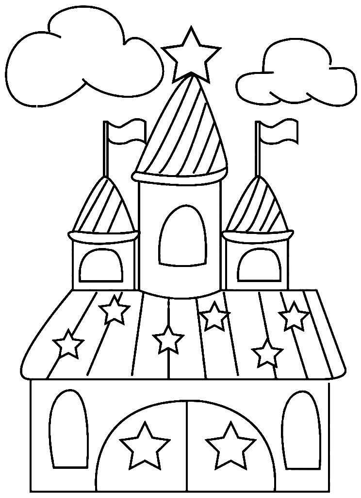Fairytale Castle Coloring Pages