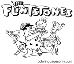 Flintstones Coloring Pages