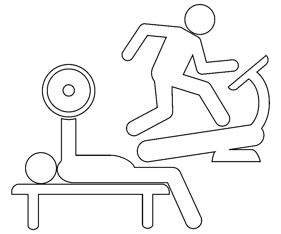 Free Gym Coloring Pages
