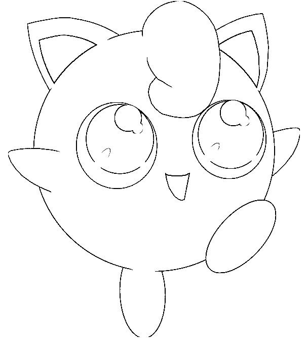 Free Jigglypuff Coloring Page