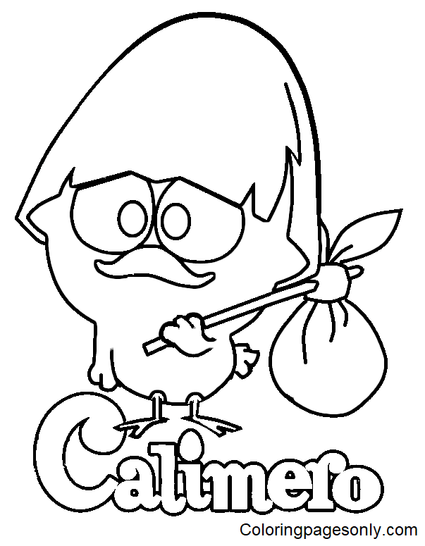 Plus De 40 Coloriages Calimero Coloriages Gratuits Imprimer En PDF 