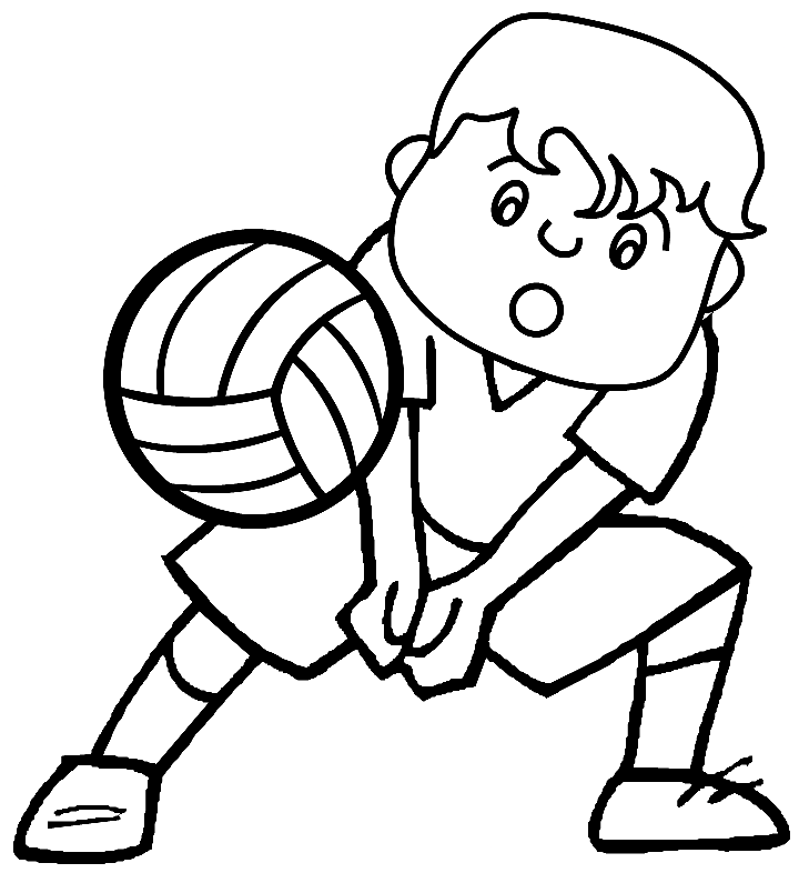 Volleyball imprimable gratuit de Volleyball