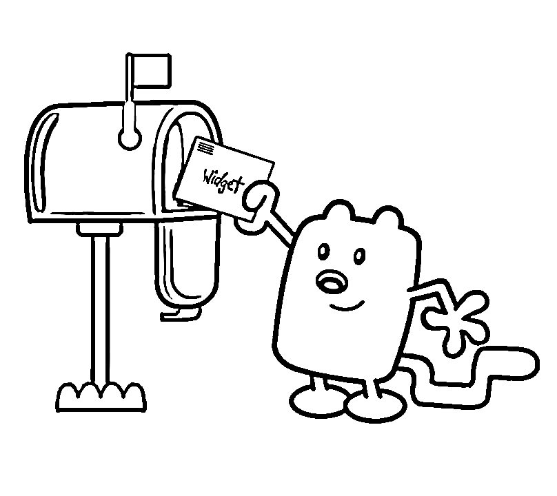 Free Printable Wow Wow Wubbzy Coloring Page