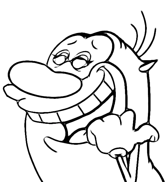 Funny Stimpson J. Cat from Ren and Stimpy