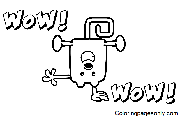 Funny Wubbzy For Kids Coloring Pages